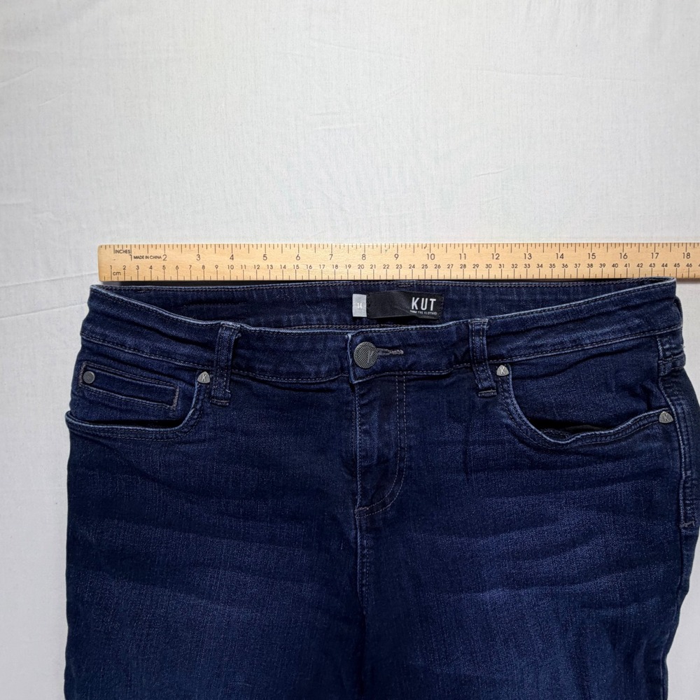 KUT from the Kloth Diana Skinny‎ Jeans Dark Wash Size 14 - Picture 6 of 8